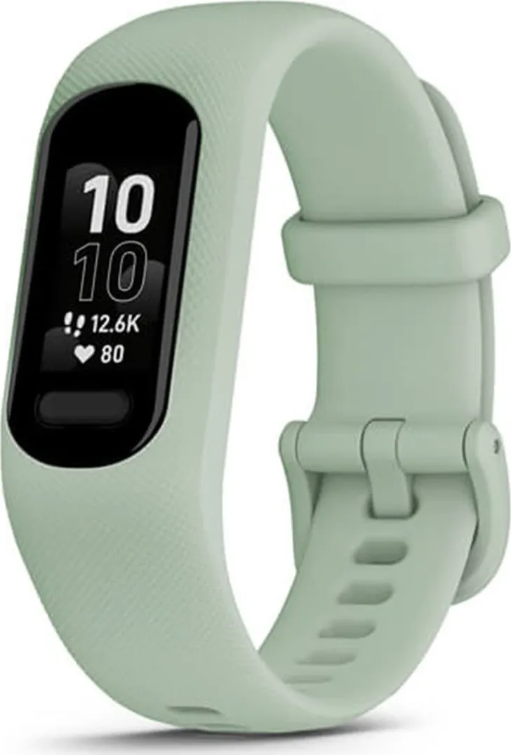 Cinturino Di Ricambio In Silicone Per Garmin Vivosmart HR+, Approach X10 E X40. Comodo E Regolabile, Con Fibbia In Acciaio.